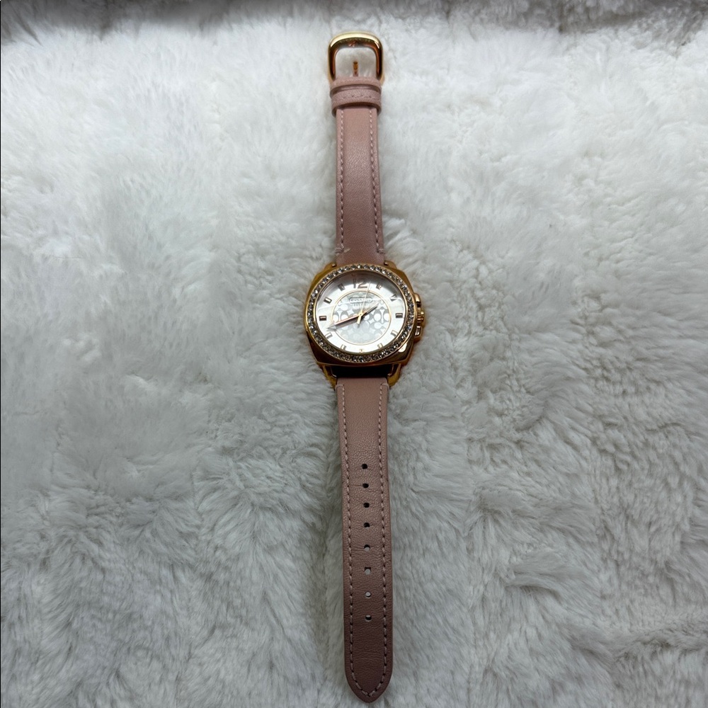 Coach Pink and Gold Women's Watch- Madison/Boyfriend/Delancey-style lines